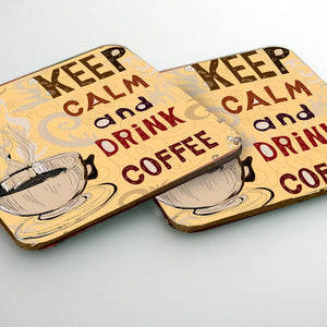 Podstavki za kozarce- Keep Calm Coffe CO006-Life-decor.si