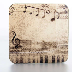 Podstavki za kozarce - Music Notes CO026-Life-decor.si