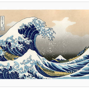 Hokusai's The Great Wave at Kanagawa (1760-1849) vintage Japanese, poster  PS002