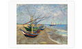 Vincent van Gogh's Fishing Boats on the Beach at Saintes-Maries (1888), poster  PS022