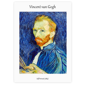 Self-Portrait (1889) by Vincent Van Gogh, poster  PS083