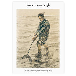 The Shell Fisherman (Schelpenvisser, 1863–1890) by Vincent Van Gogh, poster  PS108