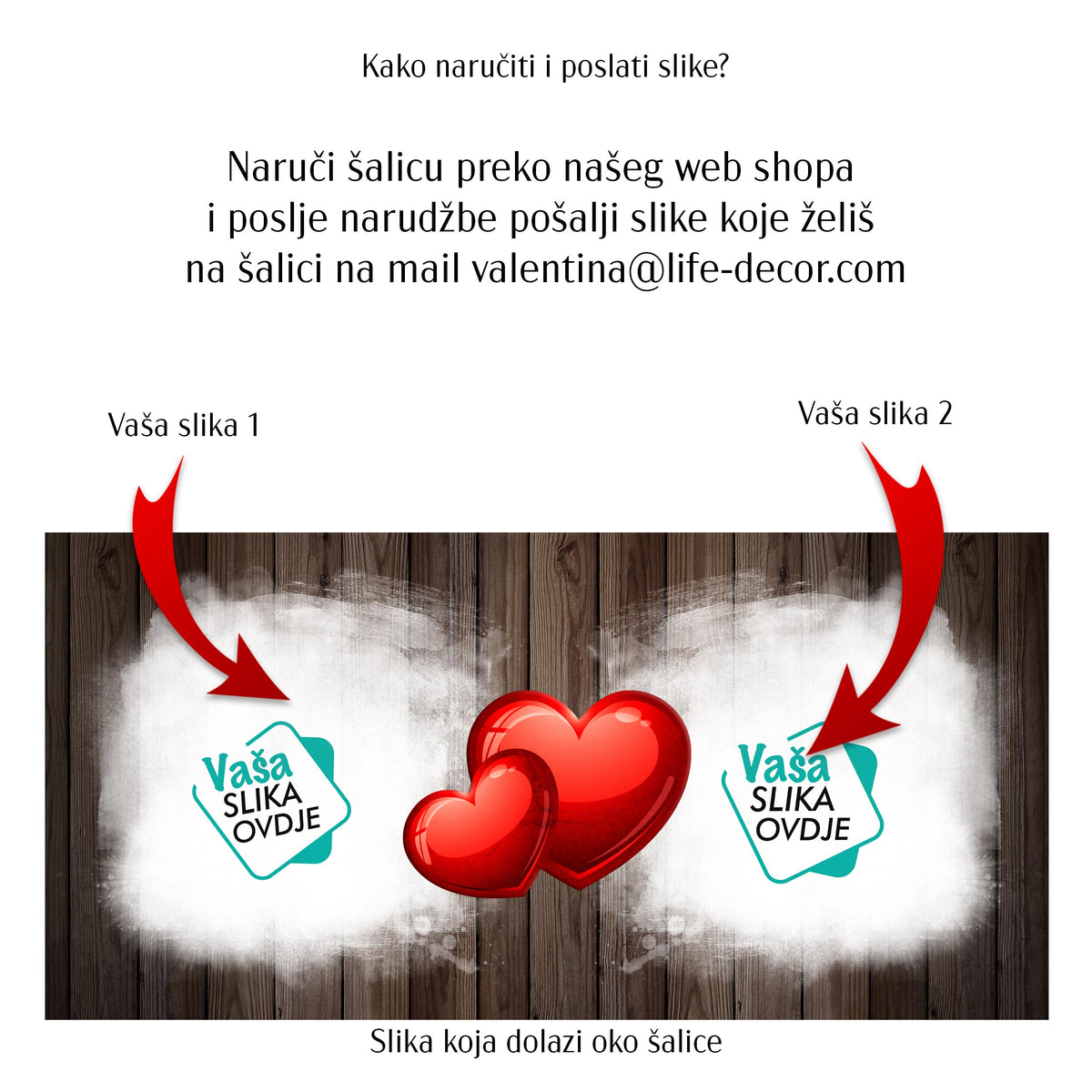 Unikatna Personalizirana Šalica sa Vašom Fotografijom - SA253