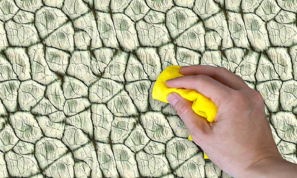 Samolepilna folija za pohištvo – Ravni kamen – primer uporabe