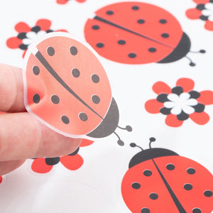 Samolepilne nalepke za kolo ali avto - Lady Bug - CB010-Life-decor.si