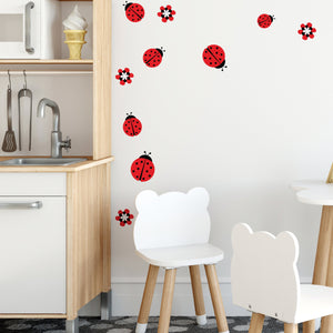 Samolepilne nalepke za kolo ali avto - Lady Bug - CB010-Life-decor.si