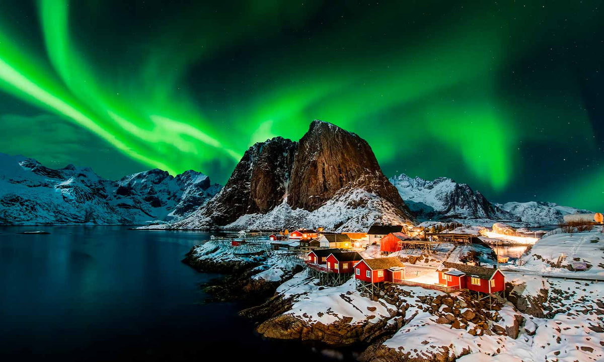 Samolepilne stenske Fototapeta Aurora Norveška SW679-Life-decor.si