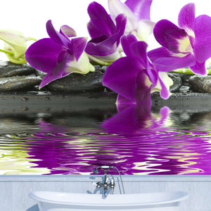 Samolepilne stenske Fototapeta Beautiful purple orchid SW059-Life-decor.si