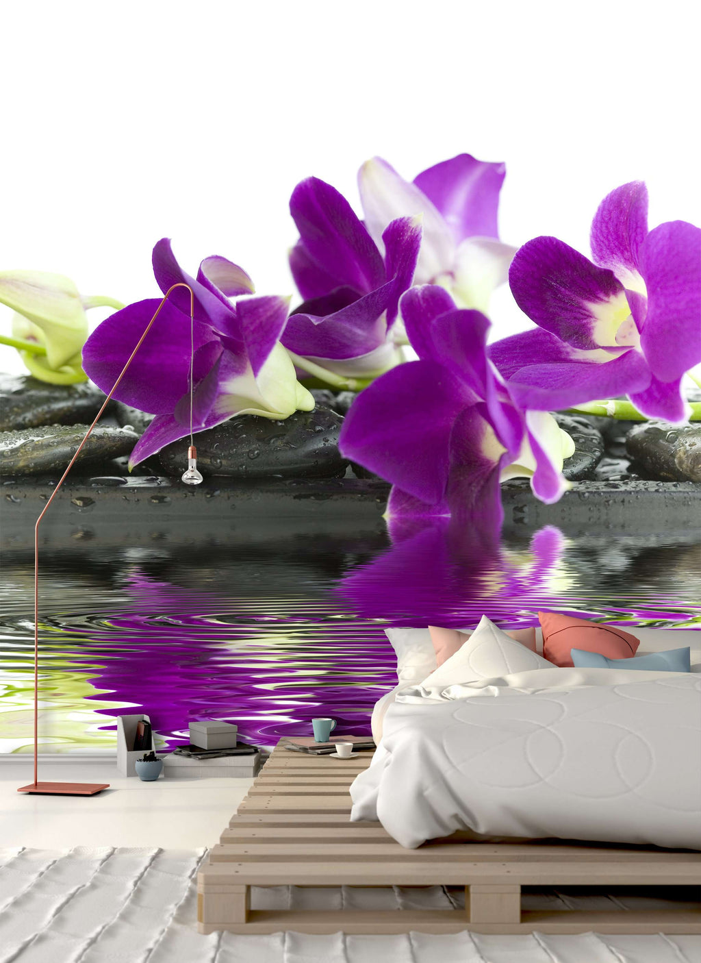 Samolepilne stenske Fototapeta Beautiful purple orchid SW059-Life-decor.si