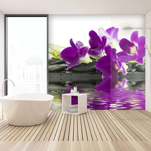 Samolepilne stenske Fototapeta Beautiful purple orchid SW059-Life-decor.si