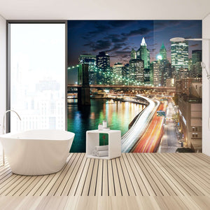 Samolepilne stenske Fototapeta Big Apple after sunset SW235-Life-decor.si