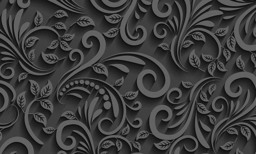 Samolepilne stenske Fototapeta Black 3d flower SW561-Life-decor.si