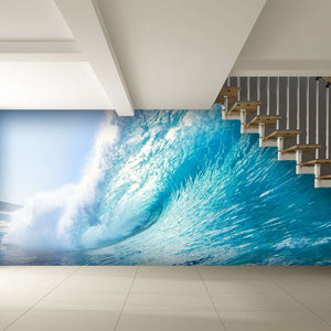 Samolepilne stenske Fototapeta Blue Ocean Wave SW015-Life-decor.si