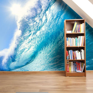 Samolepilne stenske Fototapeta Blue Ocean Wave SW015-Life-decor.si