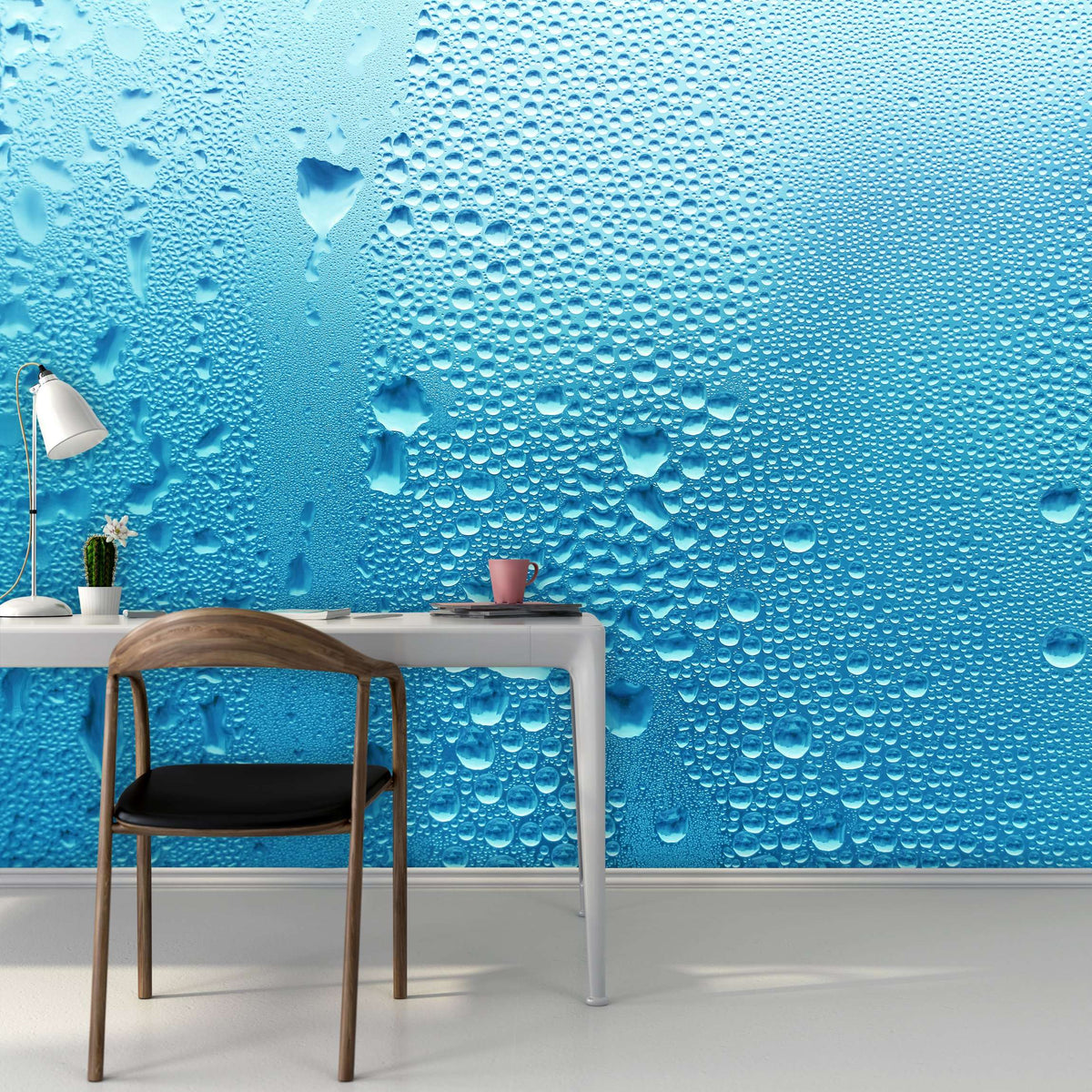 Samolepilne stenske Fototapeta Blue water drop SW219-Life-decor.si