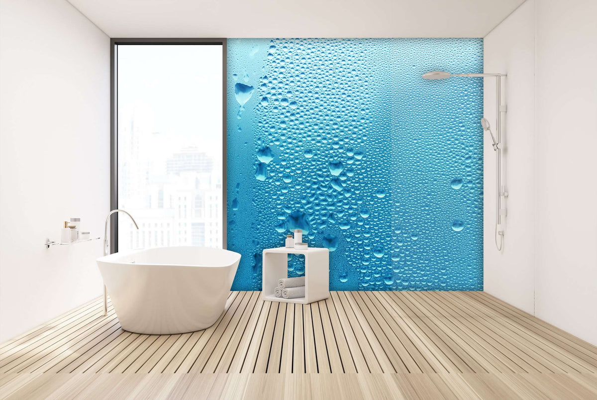 Samolepilne stenske Fototapeta Blue water drop SW219-Life-decor.si
