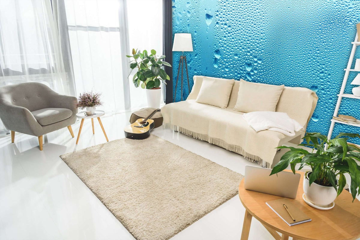 Samolepilne stenske Fototapeta Blue water drop SW219-Life-decor.si