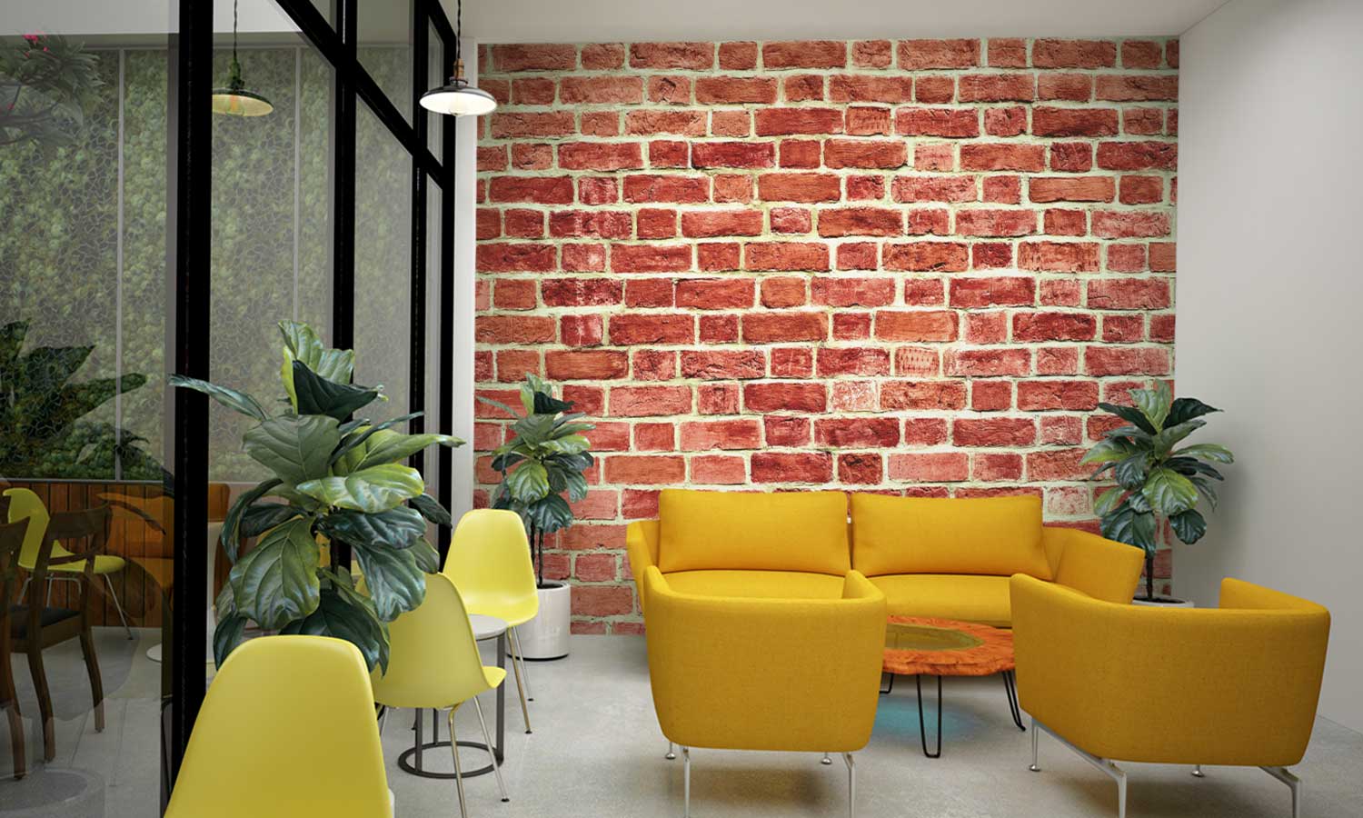 Samolepilne stenske Fototapeta Brick wall - crvena cigla SW029-Life-decor.si