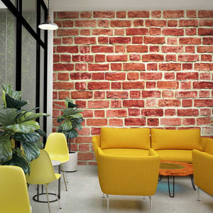 Samolepilne stenske Fototapeta Brick wall - crvena cigla SW029-Life-decor.si