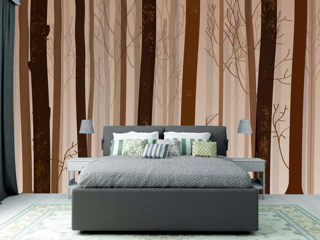 Samolepilne stenske Fototapeta Brown forest SW549-Life-decor.si