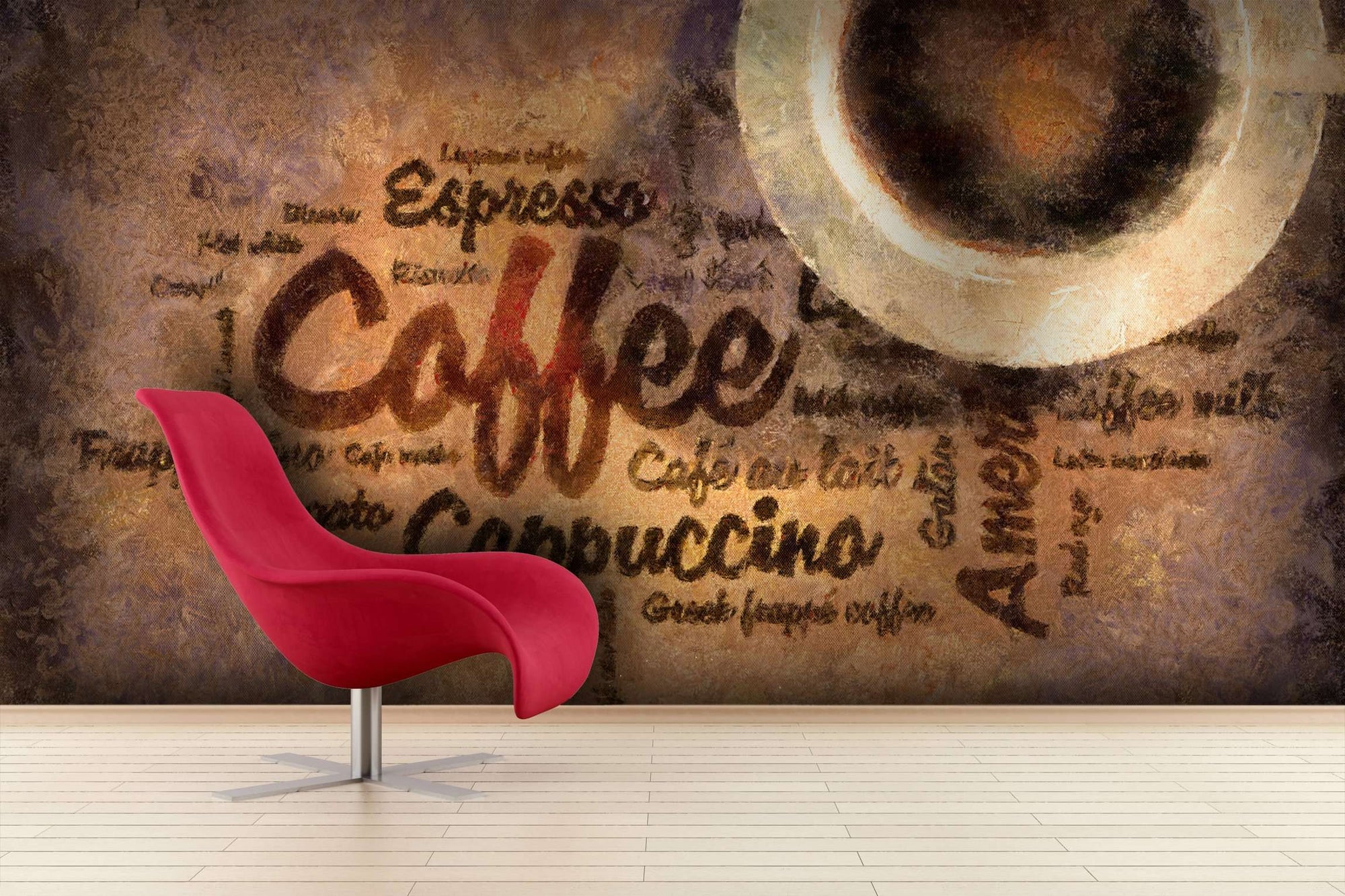 Samolepilne stenske Fototapeta Coffee wordcloud SW054-Life-decor.si