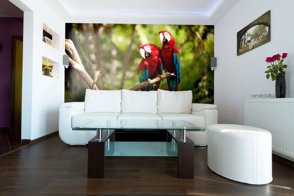 Samolepilne stenske Fototapeta Colorful Macaw SW023-Life-decor.si