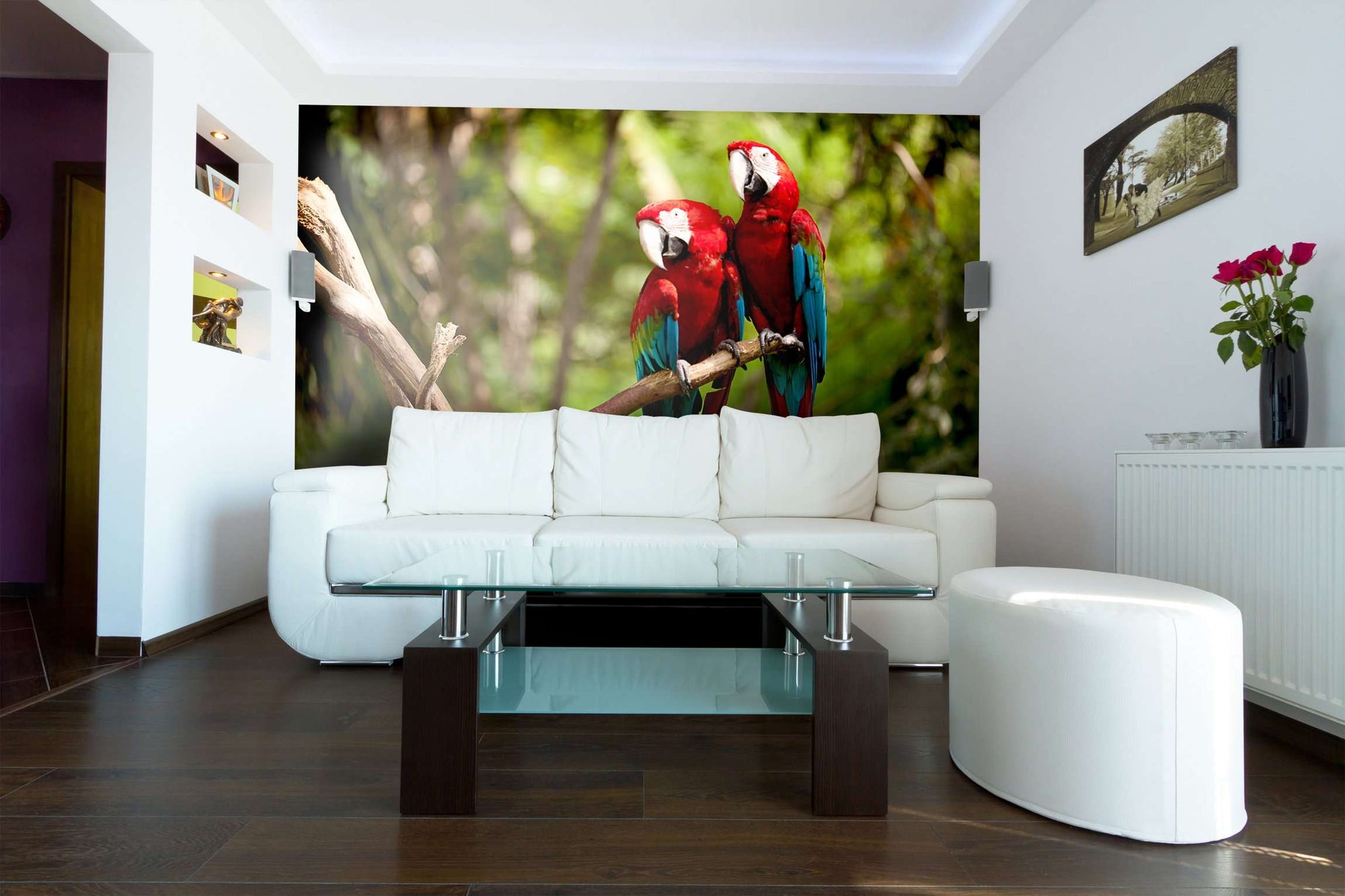 Samolepilne stenske Fototapeta Colorful Macaw SW023-Life-decor.si