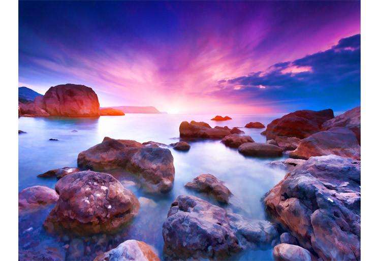 Samolepilne stenske Fototapeta Colorful summer seascape SW324-Life-decor.si