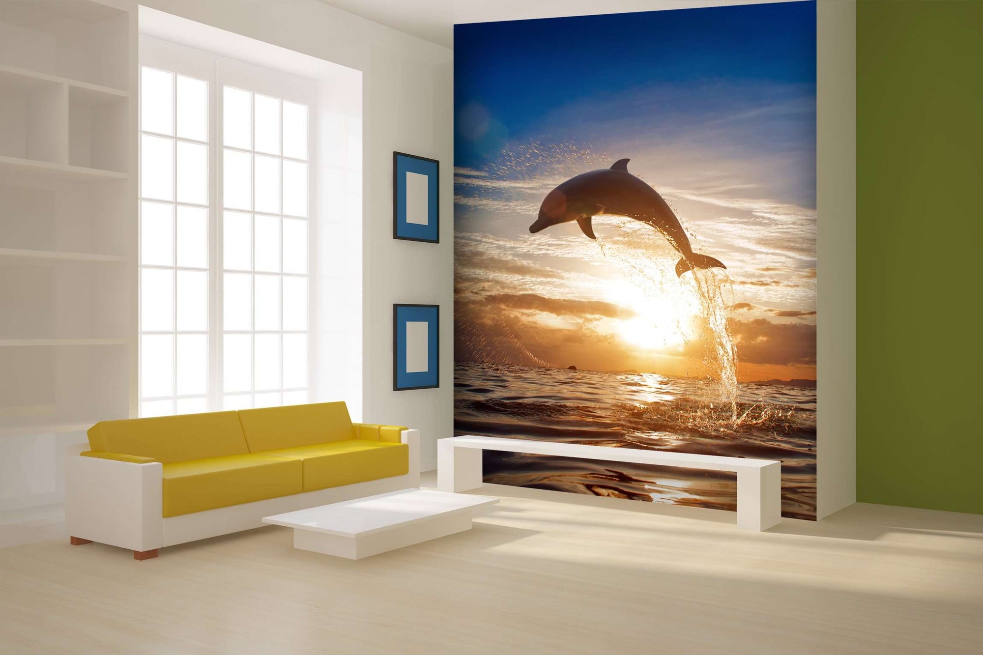 Samolepilne stenske Fototapeta Dolphin jumping SW114-Life-decor.si