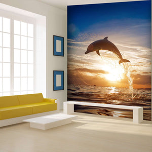 Samolepilne stenske Fototapeta Dolphin jumping SW114-Life-decor.si