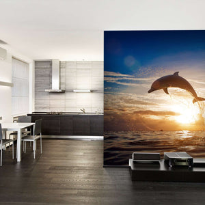 Samolepilne stenske Fototapeta Dolphin jumping SW114-Life-decor.si