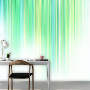 Samolepilne stenske Fototapeta Fading green stripes SW295-Life-decor.si