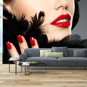 Samolepilne stenske Fototapeta Fashion red nails SW141-Life-decor.si