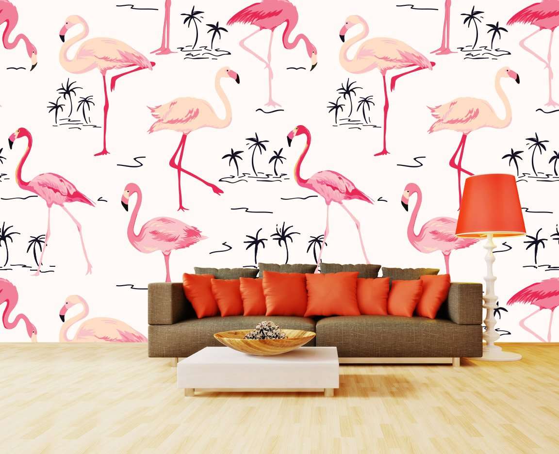 Samolepilne stenske Fototapeta Flamingos SW552-Life-decor.si