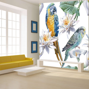 Samolepilne stenske Fototapeta Flower Birds SW554-Life-decor.si