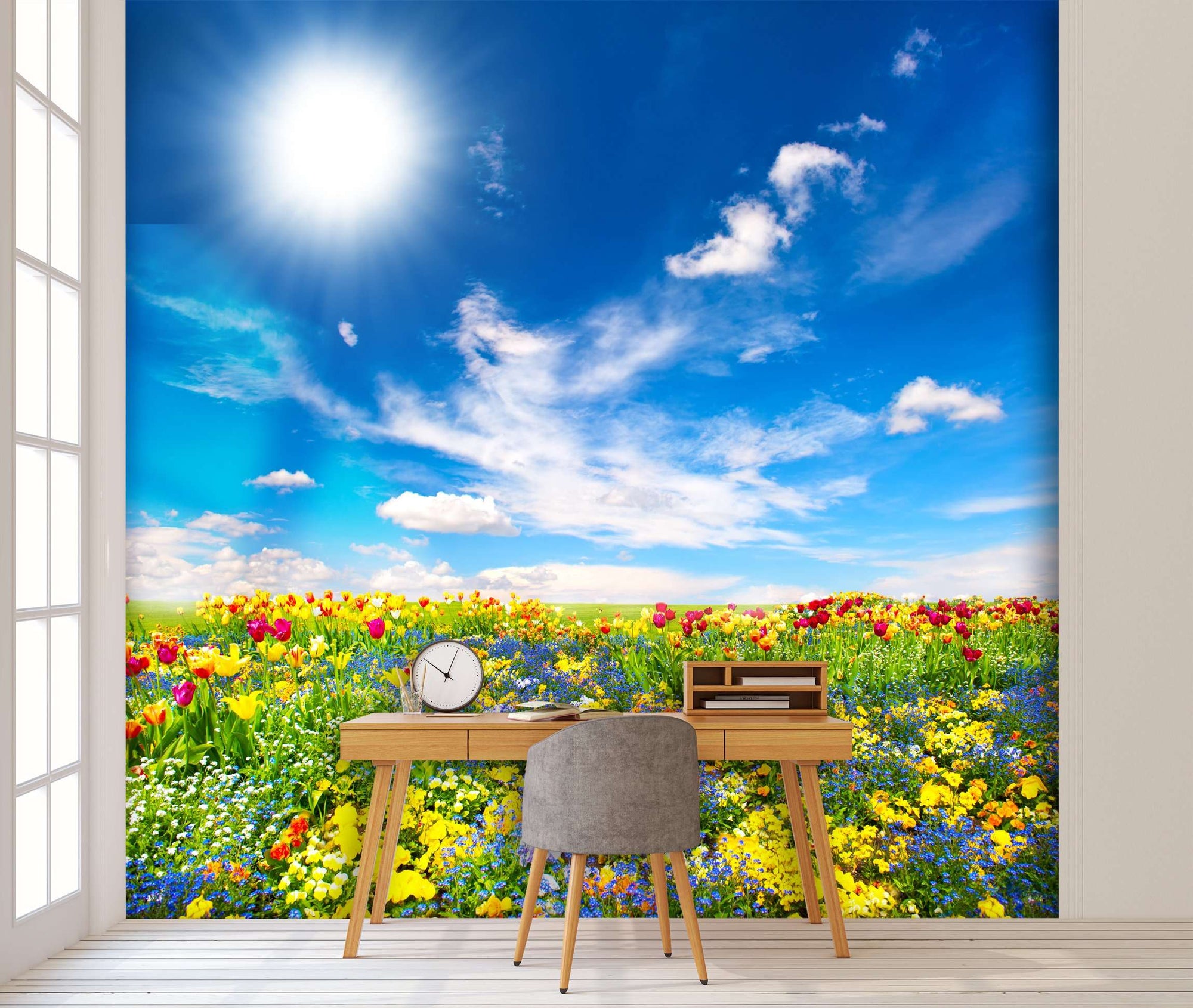 Samolepilne stenske Fototapeta Flowerbed SW238-Life-decor.si