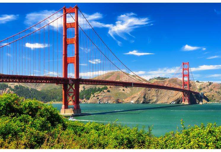 Samolepilne stenske Fototapeta Golden gate bridge SW364-Life-decor.si