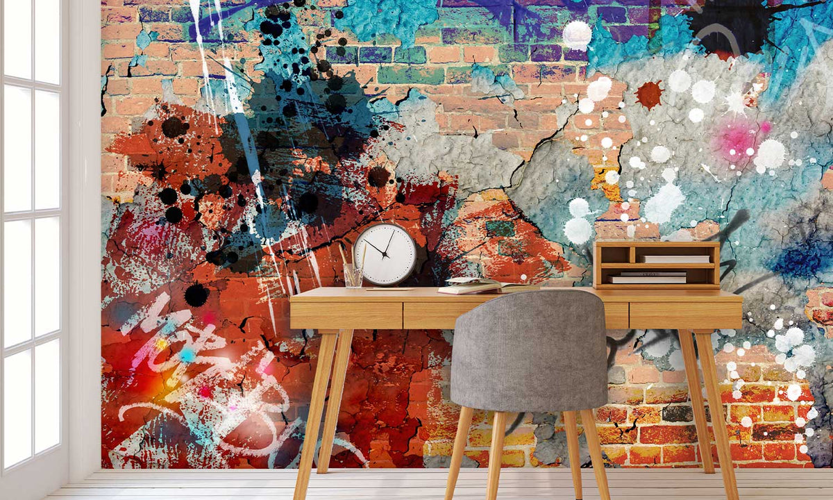 Samolepilne stenske Fototapeta Graffiti Background SW205-Life-decor.si
