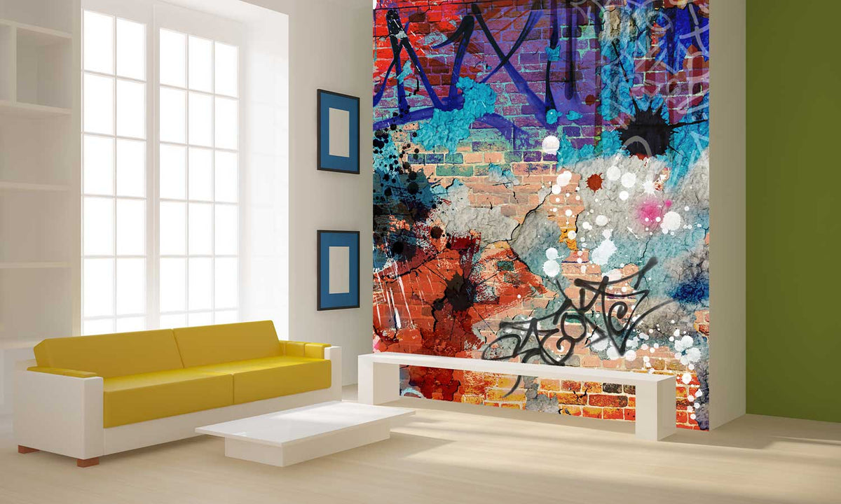 Samolepilne stenske Fototapeta Graffiti Background SW205-Life-decor.si