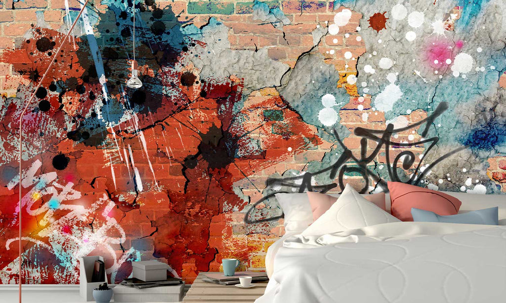 Samolepilne stenske Fototapeta Graffiti Background SW205-Life-decor.si