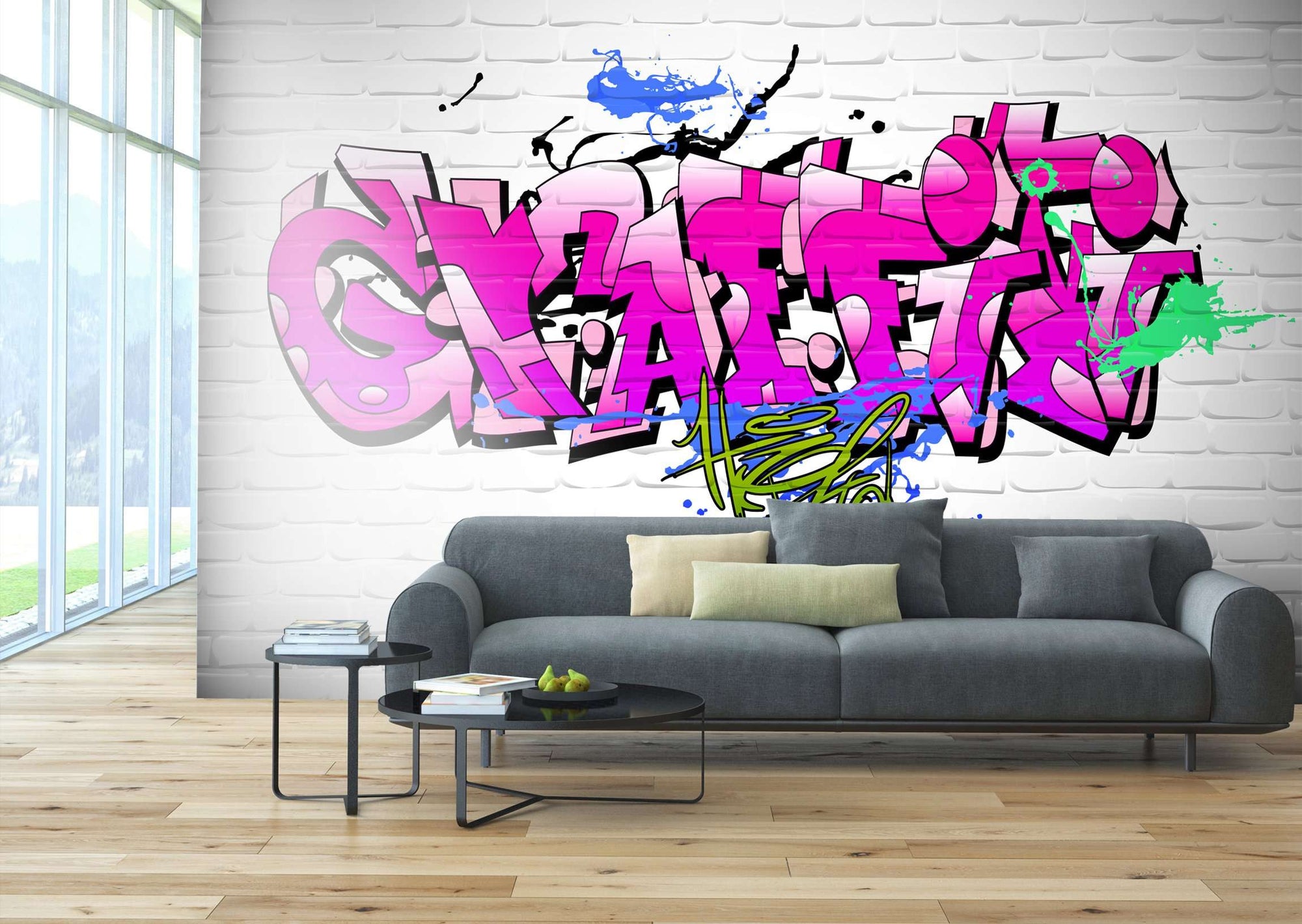 Samolepilne stenske Fototapeta Graffiti wall SW151-Life-decor.si