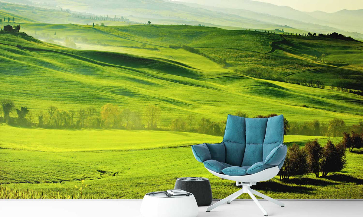 Samolepilne stenske Fototapeta Green Tuscany - SW522-Life-decor.si