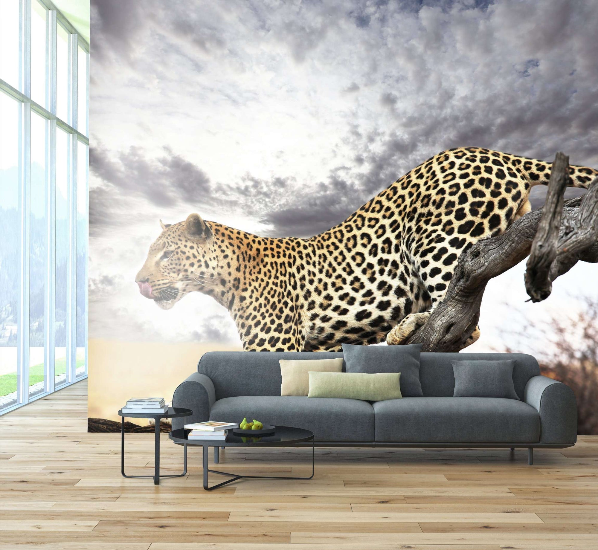 Samolepilne stenske Fototapeta Leopard SW077-Life-decor.si