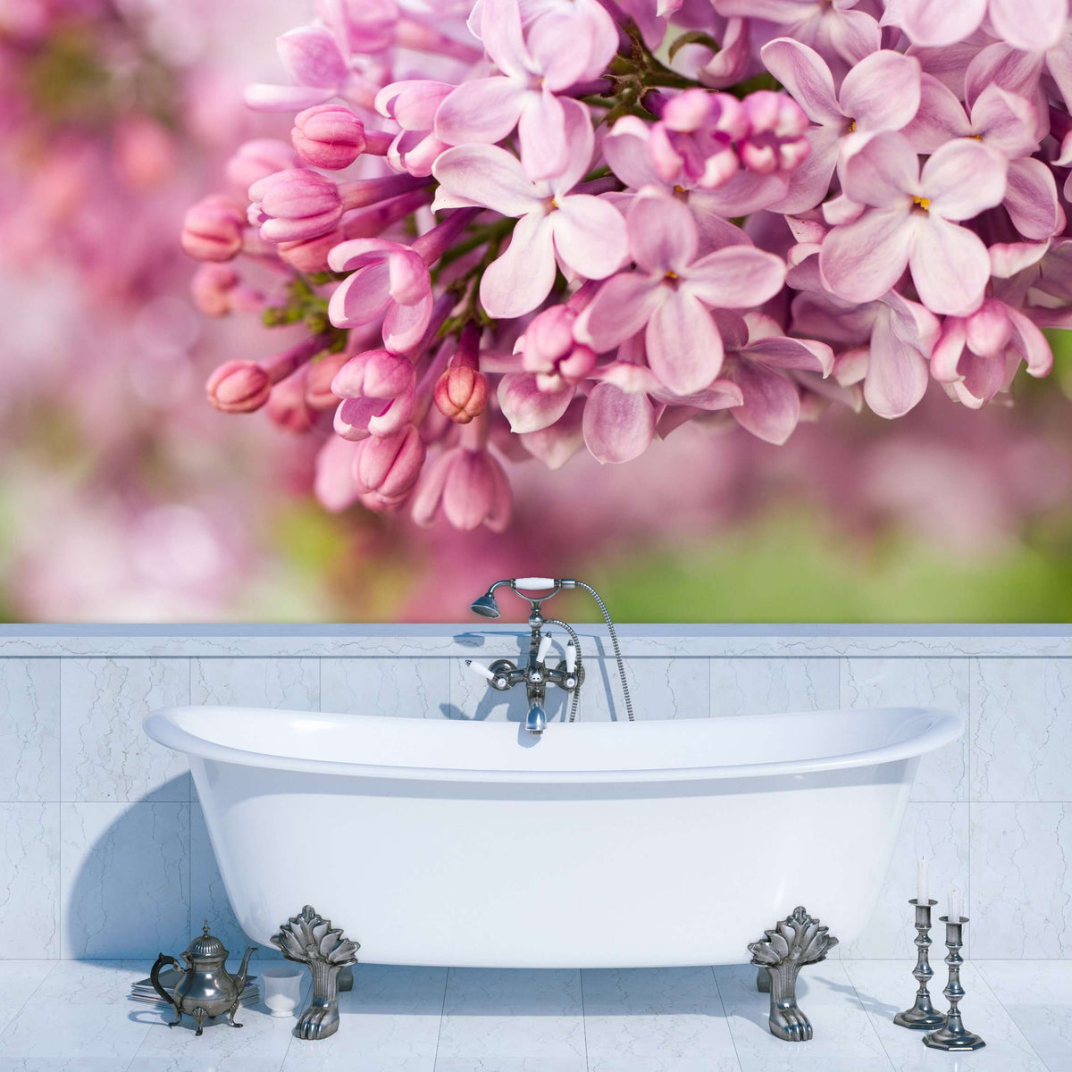 Samolepilne stenske Fototapeta Lilac flowers SW271-Life-decor.si