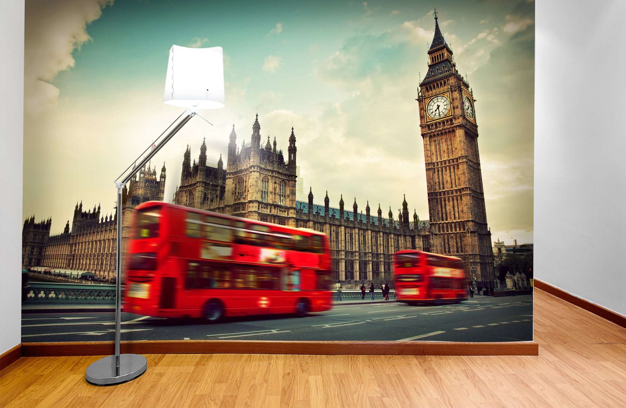 Samolepilne stenske Fototapeta London Red bus SW036-Life-decor.si
