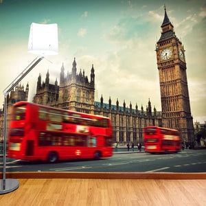 Samolepilne stenske Fototapeta London Red bus SW036-Life-decor.si