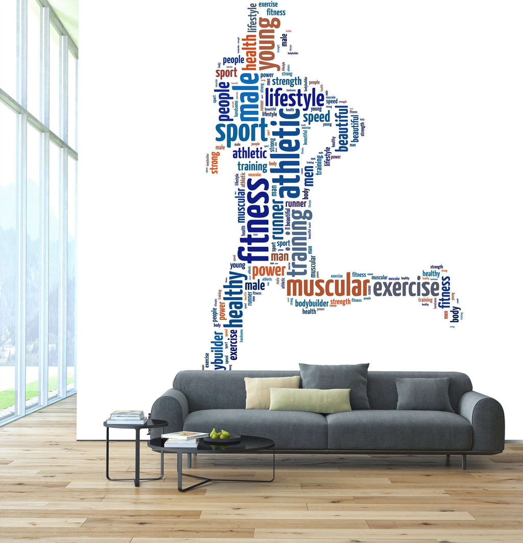 Samolepilne stenske Fototapeta Man running SW143-Life-decor.si