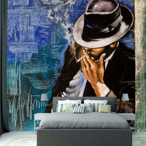 Samolepilne stenske Fototapeta Man with a cigarette SW190-Life-decor.si