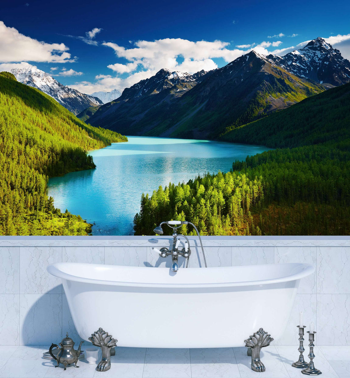 Samolepilne stenske Fototapeta Mountain lake SW124-Life-decor.si