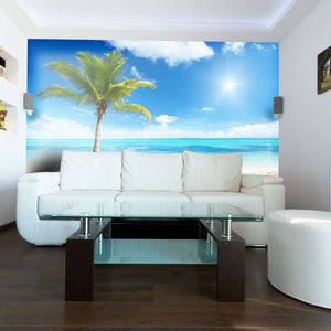 Samolepilne stenske Fototapeta Palm on island SW100-Life-decor.si